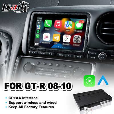 닛산 GTR GT-R R35 2008-2010용 Lsailt Android 자동 Carplay 인터페이스