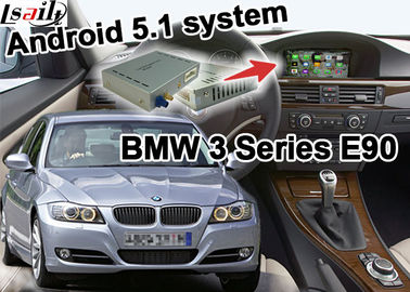 BMW E90 3 시리즈 CIC 체계 차량 DVD 플레이어, 거울 연결 안드로이드 5.1 항법 상자