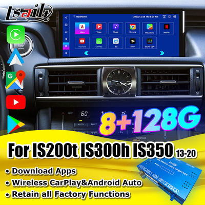 Lsailt 8+128G 퀄컴 안드로이드 인터페이스 렉서스 IS300H IS200t 2013-2021