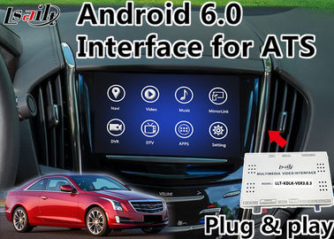 내장형 Mirrorlink, Bluetooth가 있는 Cadillac ATS ESCALADE용 탐색 Android 자동 인터페이스 올인원 장치