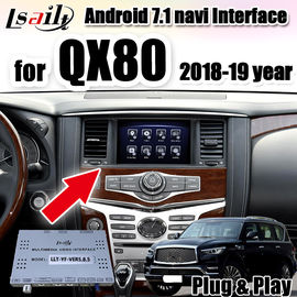 3G RAM, 32G ROM, android auto가 있는 Infinite QX80 2018-2019년용 Android Auto Interface 자동차 라디오 인터페이스