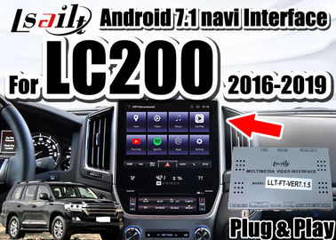 CarPlay, YouTube, GPS 내비게이션이 내장된 Land Cruiser 2016-2019 LC200용 Lsailt Android 자동 인터페이스