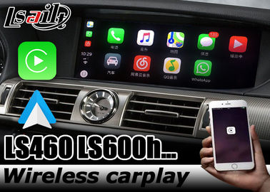 Lexus LS600h LS460용 무선 carplay 업그레이드 2012-2016 12 디스플레이 Android auto youtube play by Lsailt