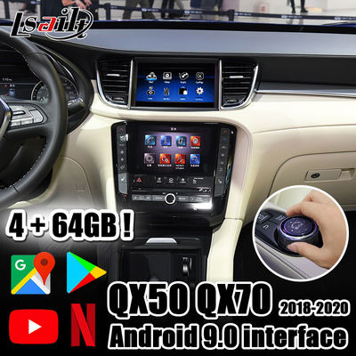 4G PX6 CarPlay 및 Android 멀티미디어 비디오 인터페이스, YouTube, Netflix 2018-2021 Infiniti QX60 QX80 QX50