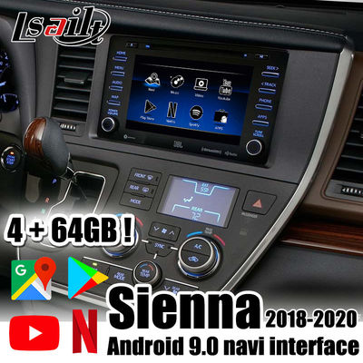 CarPlay, Android Auto, Toyota Avalon, Camry, Auris, Sienna용 YouTube가 포함된 Lsailt 4GB Android 화면 자동차 비디오 인터페이스