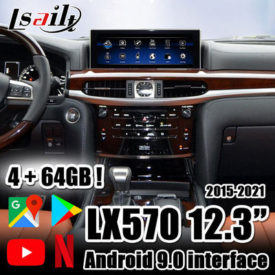 Lexus 2013-2021 GX460 NX200 LX570용 YouTube, NetFlix, Yandex가 있는 CarPlay/Android 멀티미디어 인터페이스