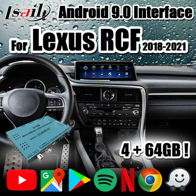 CarPlay가 있는 IS LX RX용 PDI Android 9.0 Lexus 비디오 인터페이스, Android Auto, RC300h 2013-2021 RCF용 NetFlix