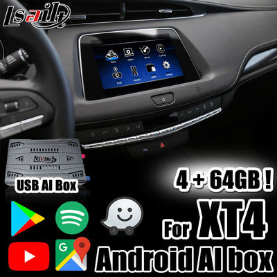 새로운 Cadillac XT4, Peugeot, Citroen USB AI Box용 범용 Android 멀티미디어 박스