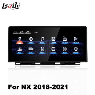 Lsailt 10.25 인치 카 내비게이션 Lexus NX NX300 NX300h 2018-2021 gps 멀티미디어 시스템용 안드로이드 화면용