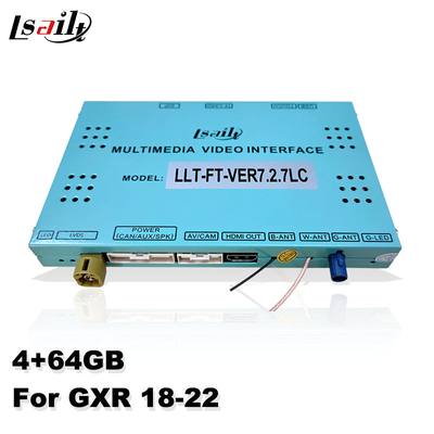 4+64GB GXR GPS 네비게이션 박스, 토요타 랜드크루저 LC200 GX-R를 위한 안드로이드 카플레이 인터페이스