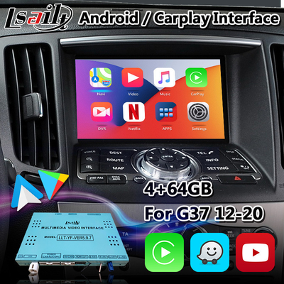 GPS 네비게이션 안드로이드 오토 넷플릭스와의 인피니티 G37을 위한 안드로이드 카플레이 인터페이스