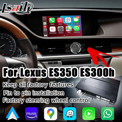 Lexus ES ES350 ES250 ES300h 무선 carplay 안드로이드 자동 스크린 미러링 박스 모듈 Lsailt
