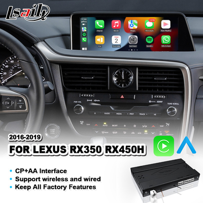 렉서스 카플레이 안드로이드 자동 인터페이스 RX450H RX350 RX 350 마우스 제어 2016-2019