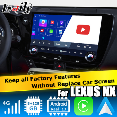렉서스 NX NX200 NX350h NX250 안드로이드 11 멀티미디어 비디오 인터페이스