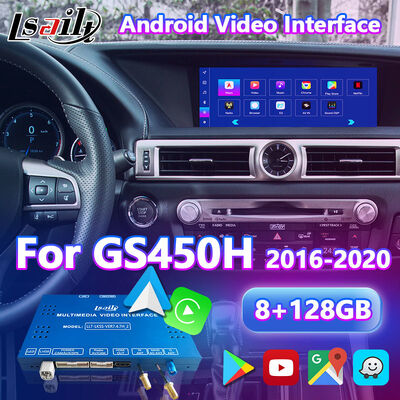 렉서스 GS300h GS200t GS350 GS450h GSF GS L10 2016-2020용 안드로이드 자동차 멀티미디어 인터페이스