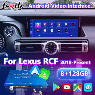 2018년 이후 렉서스 RC 350 RC300 RCF RC300h RC350용 Lsailt 안드로이드 카플레이 비디오 인터페이스