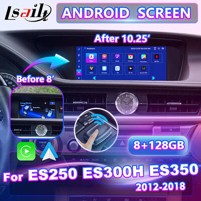 Lsailt 안드로이드 내비게이션 멀티미디어 화면 2012-2018 렉서스 ES 300h ES250 ES350 ES300H