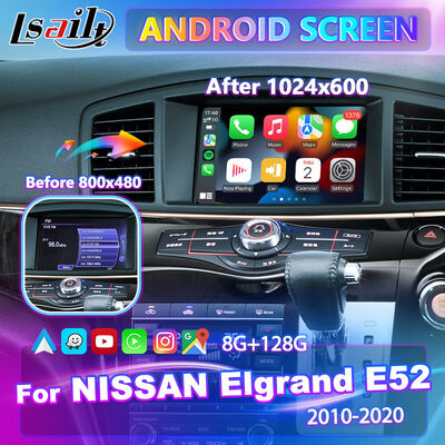 2010-2020 Nissan Elgrand E52용 Lsailt Android Carplay 멀티미디어 화면