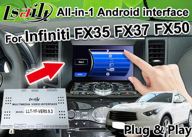 인피니티 FX 35 FX37 FX50 통합 GPS 네비게이션, 애플 카플레이, 안드로이드 오토용 올인원 안드로이드 자동 인터페이스