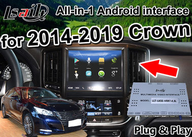 Android Auto Interface/GPS Navigation 2014-2019 Toyota Crown 내장 비디오 인터페이스, 전화 미러 링크, 2G RAM