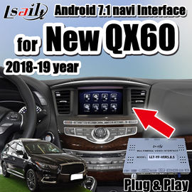 새로운 QX60 QX80 2018-2019년 지원 carplay, ADAS, youtube용 플러그 앤 플레이 Android 7.1 자동차 비디오 인터페이스