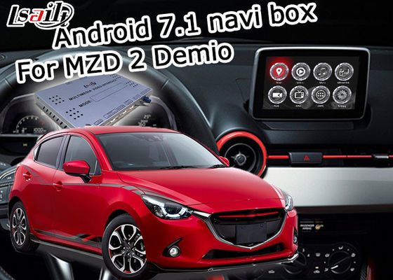 Mazda 2 Demio Android 7.1 Car Navigation Box 비디오 인터페이스 옵션 carplay android auto