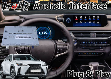 Lsailt Android 9.0 GPS 탐색 UX250 터치 패드 제어 GPS 2018-2020 UX 250 용 Lexus 비디오 인터페이스