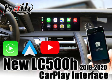 YouTube가 포함된 Lexus LC500h 2018-2020용 CarPlay/Android 자동 자동차 멀티미디어 탐색