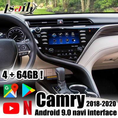 Camry 2018-2021 지원을 위한 4GB PX6 Android 9.0 Toyota Android 자동차 인터페이스 Netflix, YouTube, CarPlay, Google Play