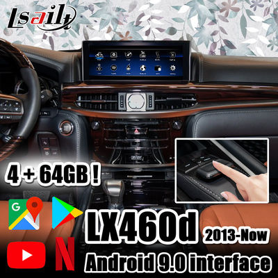 4+64GB Lexus 비디오 인터페이스 6코어 PX6 프로세서는 NetFlix, YouTube, LX460d LX570용 CarPlay와 함께 조이스틱으로 작동합니다.