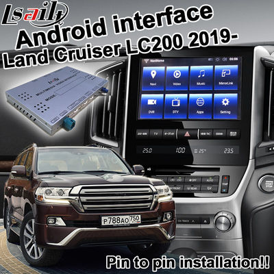 디지털 자동차 비디오 인터페이스 Android 자동 carplay 상자 Toyota Land Cruiser LC200 2019
