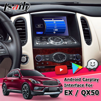 카플레이 안드로이드 오토 디스플레이와 인피니티 QX50 / EX EX35 EX37 차량 항법 장치