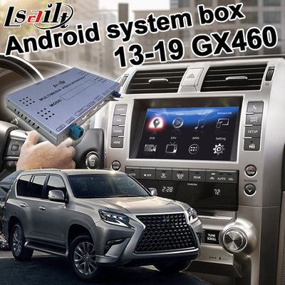 Lexus GX460 2013-2021 핀용 Android 탐색 인터페이스 상자 핀 설치 carplay 옵션