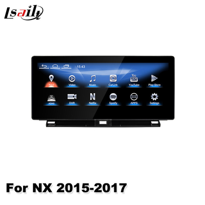 Lsailt 10.25 인치 자동차 멀티미디어 Carplay 자동 안드로이드 화면 Lexus NX NX200T NX300 NX300h