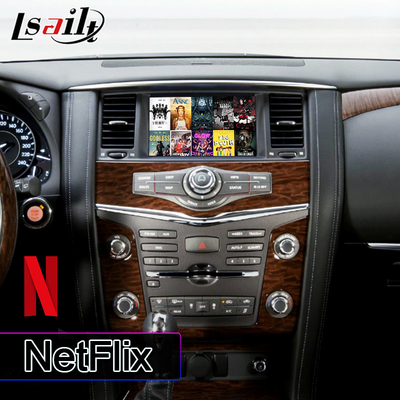 무선 안드로이드 자동 Carplay와 닛산 순찰 Y62 2011-2017에 대한 Lsailt 자동차 멀티미디어 화면