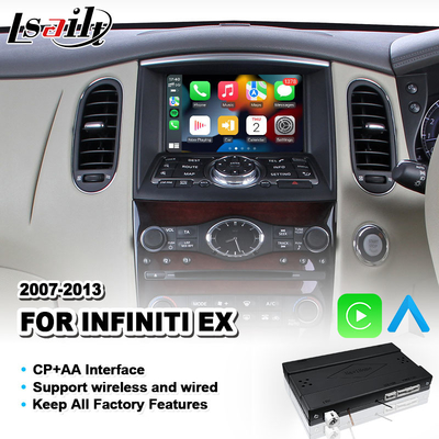 인피니티 EX EX25 EX35 EX37 EX30d 2007-2013용 Lsailt 무선 AA Carplay 인터페이스