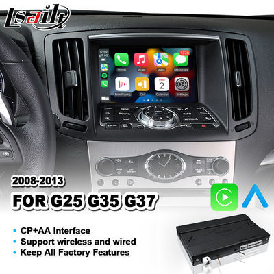 무선 안드로이드 오토 카플레이 인터페이스 2008-2013 인피니티 G37X G25 G35 G37S G35x G25X G37