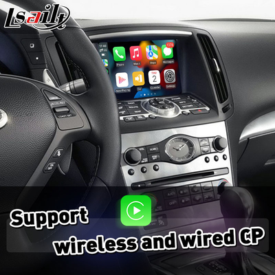 Lsailt 안드로이드 오토 CP AA OEM 통합 카플레이 인터페이스 인피니티 Q60 2013-2016
