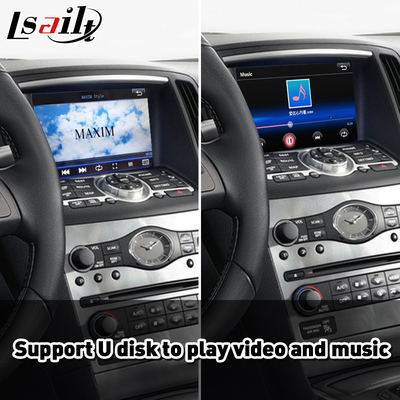 Lsailt 안드로이드 오토 CP AA OEM 통합 카플레이 인터페이스 인피니티 Q60 2013-2016