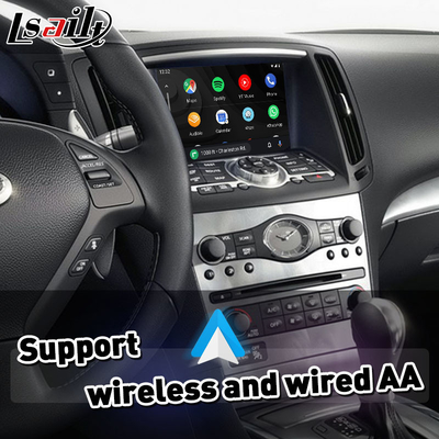 Lsailt 안드로이드 오토 CP AA OEM 통합 카플레이 인터페이스 인피니티 Q60 2013-2016