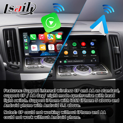 인피니티 G37 G25 Q40 Q60 370GT 스카이라인 08IT용 무선 carplay 안드로이드 자동 모듈