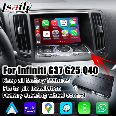인피니티 G37 G25 Q40 Q60 370GT 스카이라인 08IT용 무선 carplay 안드로이드 자동 모듈