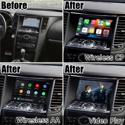 Infiniti FX35 FX37 FX50 QX70용 무선 carplay 안드로이드 자동 인터페이스 상자