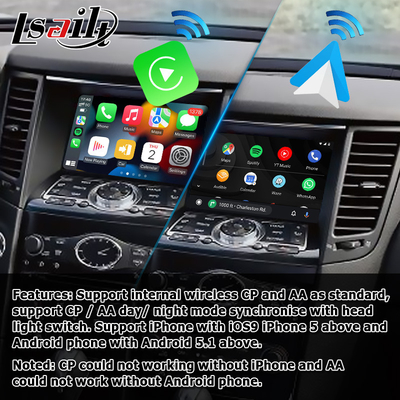 Infiniti FX35 FX37 FX50 QX70용 무선 carplay 안드로이드 자동 인터페이스 상자