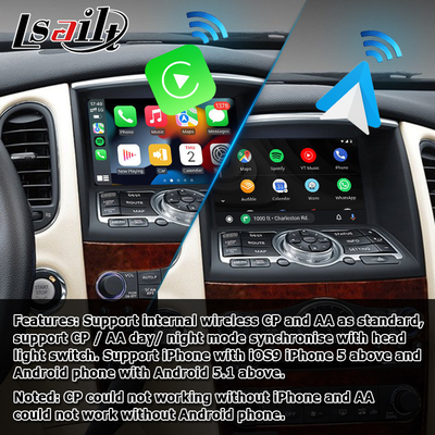 인피니티 EX35 EX25 EX37 QX50 EX IT08 08IT 모듈 박스용 무선 안드로이드 자동 carplay