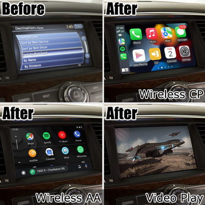 인피니티 QX80 QX56 Z62 무선 카플레이 안드로이드 자동 멀티미디어 인터페이스 IT08