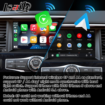 인피니티 QX80 QX56 Z62 무선 카플레이 안드로이드 자동 멀티미디어 인터페이스 IT08