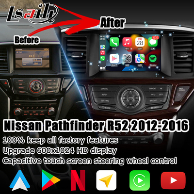 Nissan Pathfinder R52 Android 멀티미디어 화면 업그레이드 IT06 06It 시스템 carplay
