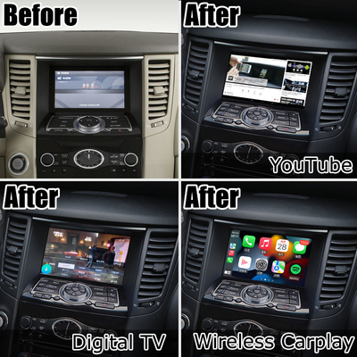 인피니티 QX70 FX35 FX37 HD 화면 업그레이드 무선 카플레이 안드로이드 오토 IT06