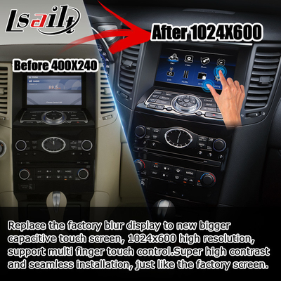 인피니티 QX70 FX35 FX37 HD 화면 업그레이드 무선 카플레이 안드로이드 오토 IT06